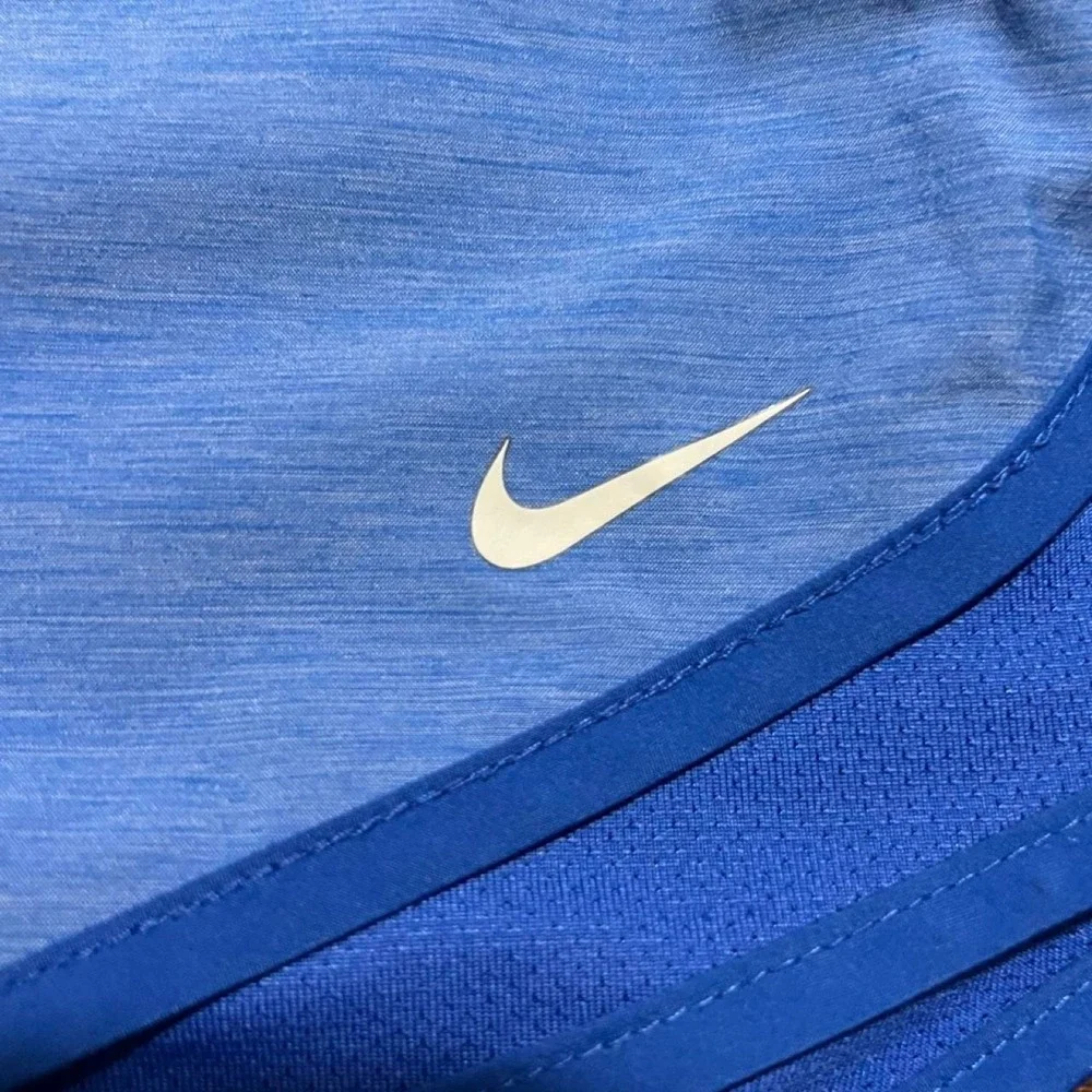 Nike Notre Dame blue shorts with white logo 317.5